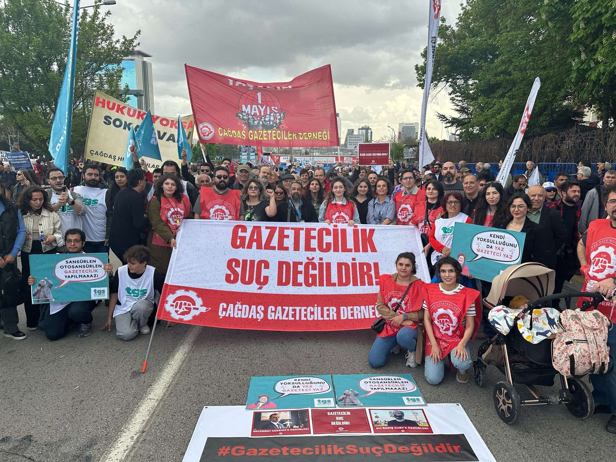 Çağdaş Ankara 1 Mayıs’ta: Gazetecilik suç değildir